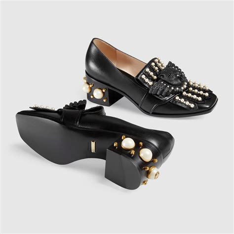 gucci mid loafers|classic Gucci loafers women's.